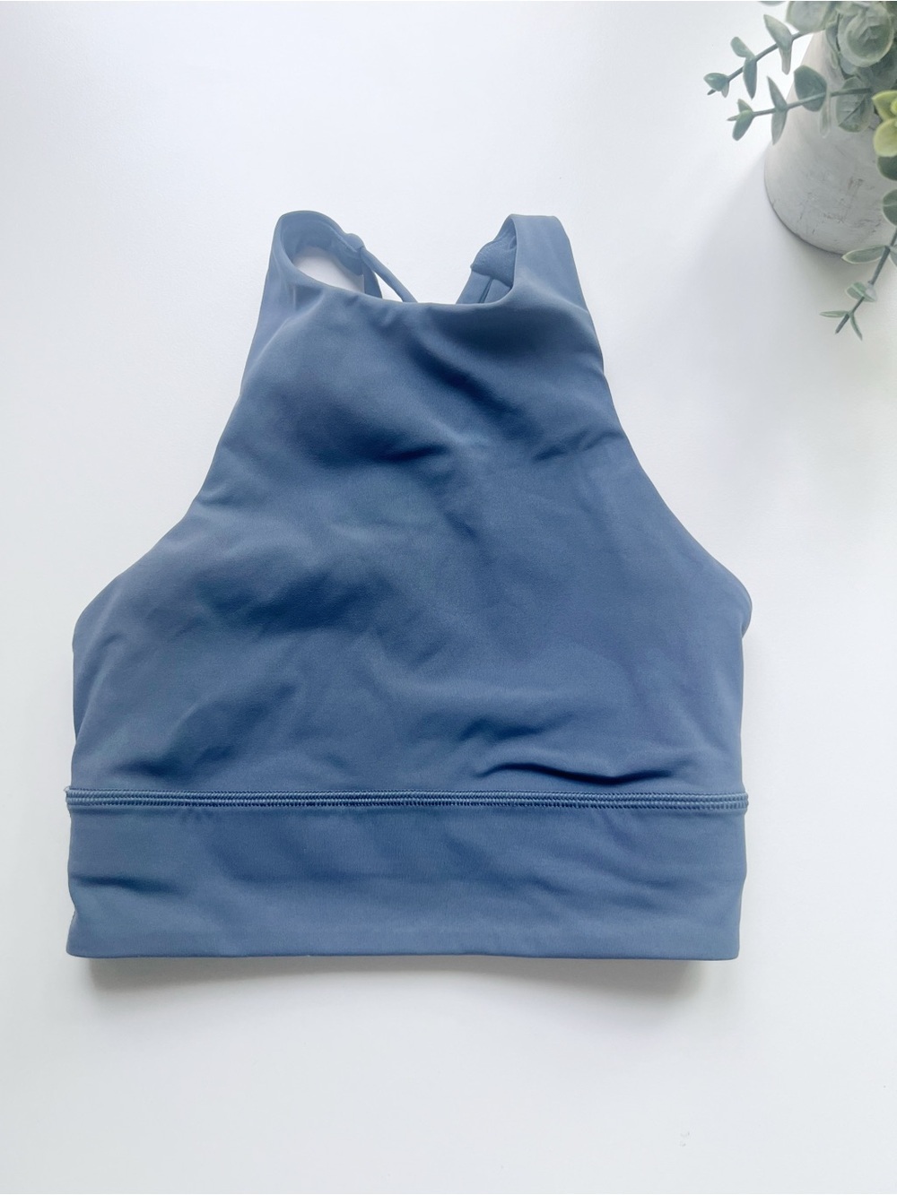 Lululemon Energy High-Neck Longline Bra Medium Support, B-D Cups *Tough Shade